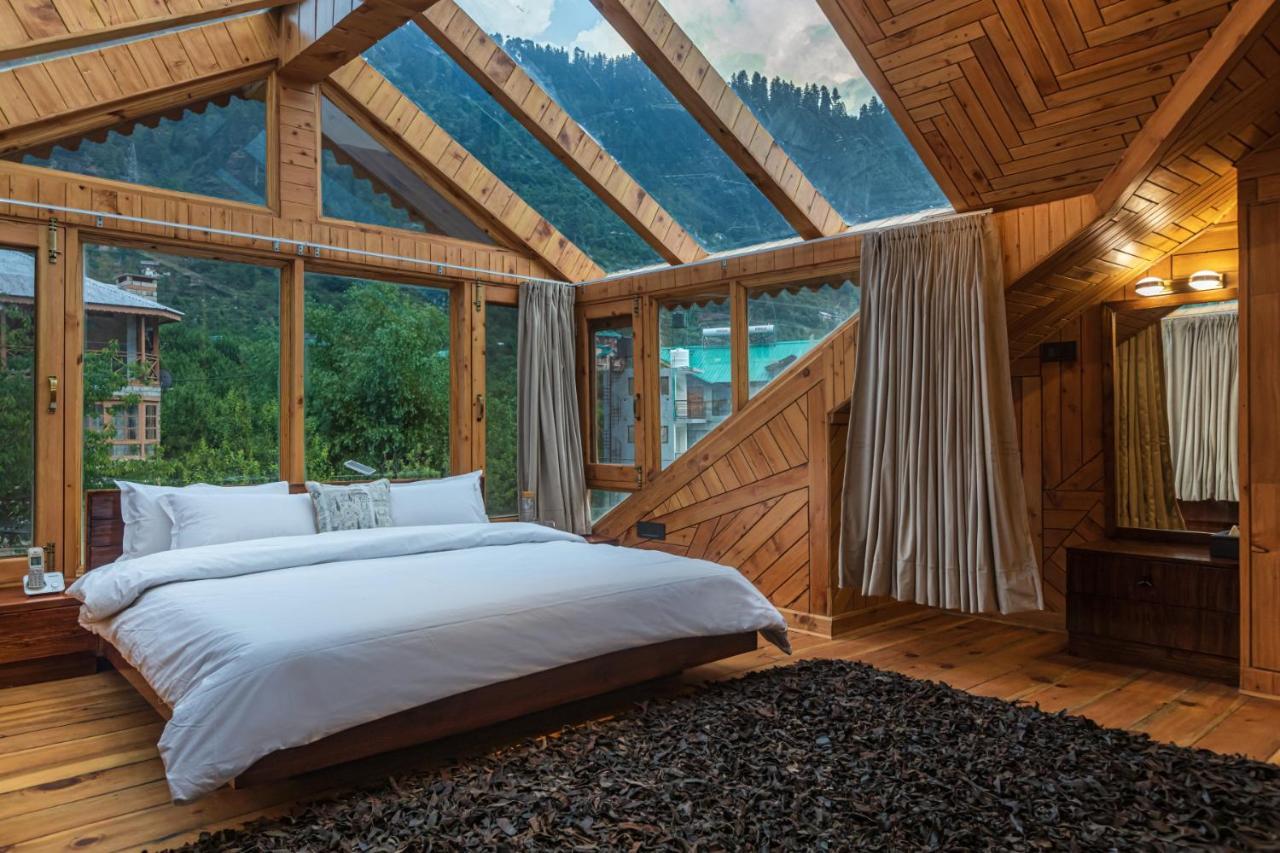 Saffronstays Monarch Manor, Manali - Regal Mansion Exteriör bild