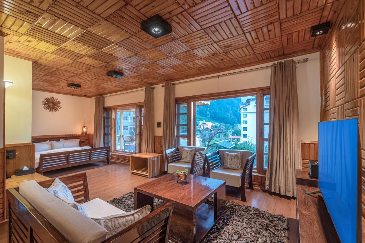 Saffronstays Monarch Manor, Manali - Regal Mansion Exteriör bild