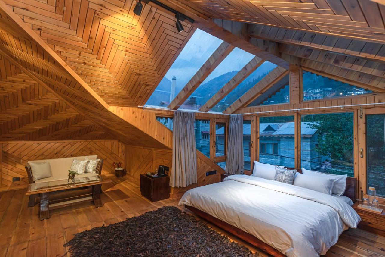 Saffronstays Monarch Manor, Manali - Regal Mansion Exteriör bild